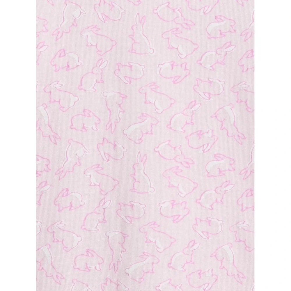 Baby Gap Pajama Set Pink Bunny Print Easter Spring Kids 5 Years 5T